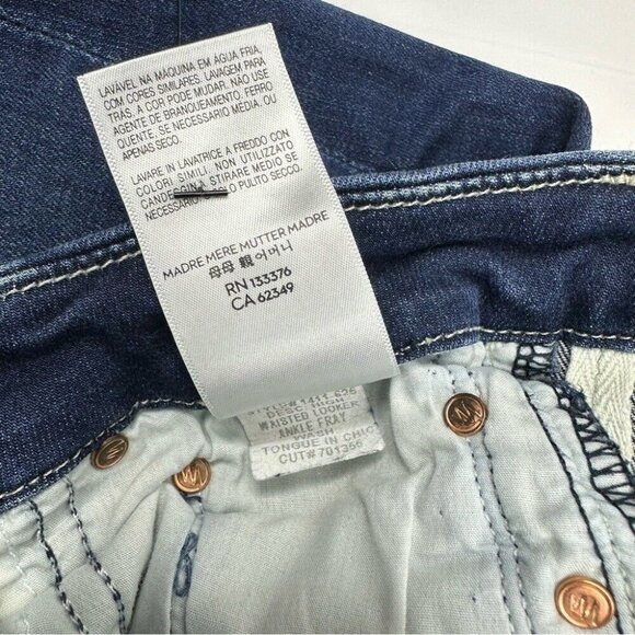 Mother Denim Women’s Looker Ankle Fray Tonge and Chic Designer Jeans W24-26/L26 - Picture 7 of 11